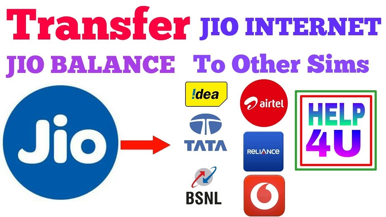 Transfer jio sim data and balance to any other sim