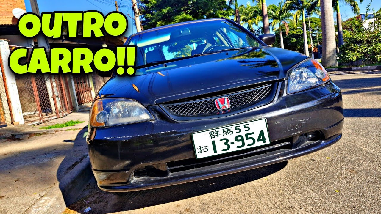 Fiz máscara negra no meu civic G7