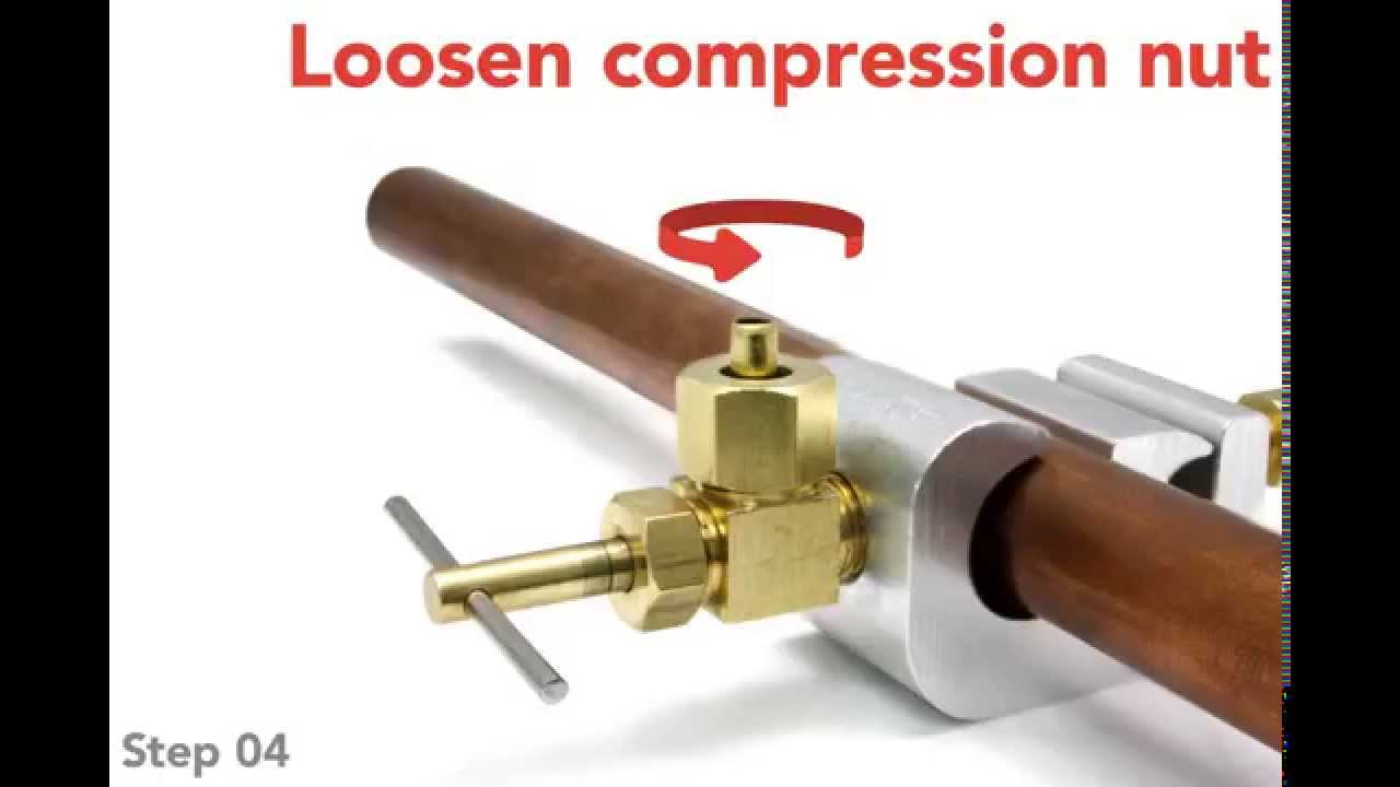 How to install a saddel valve