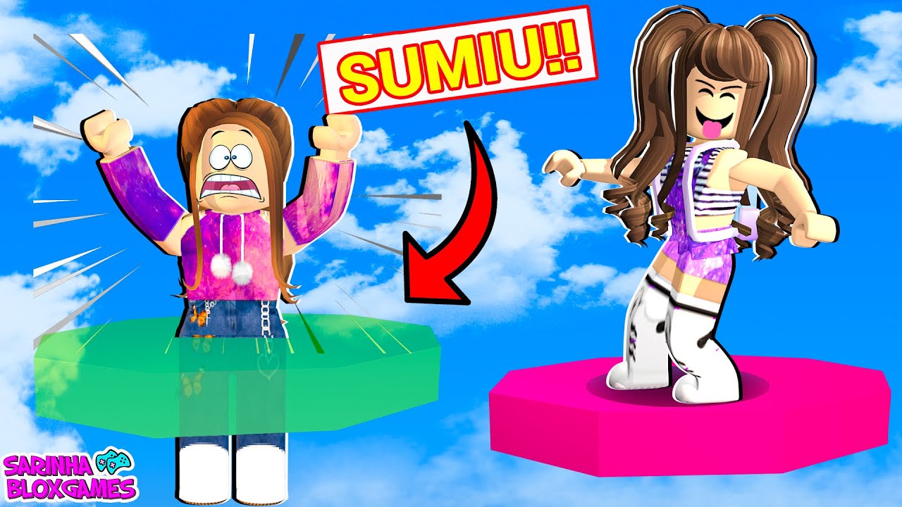 SOBREVIVA AO CHÃO COLORIDO QUE DESAPARECE NO ROBLOX 🎨