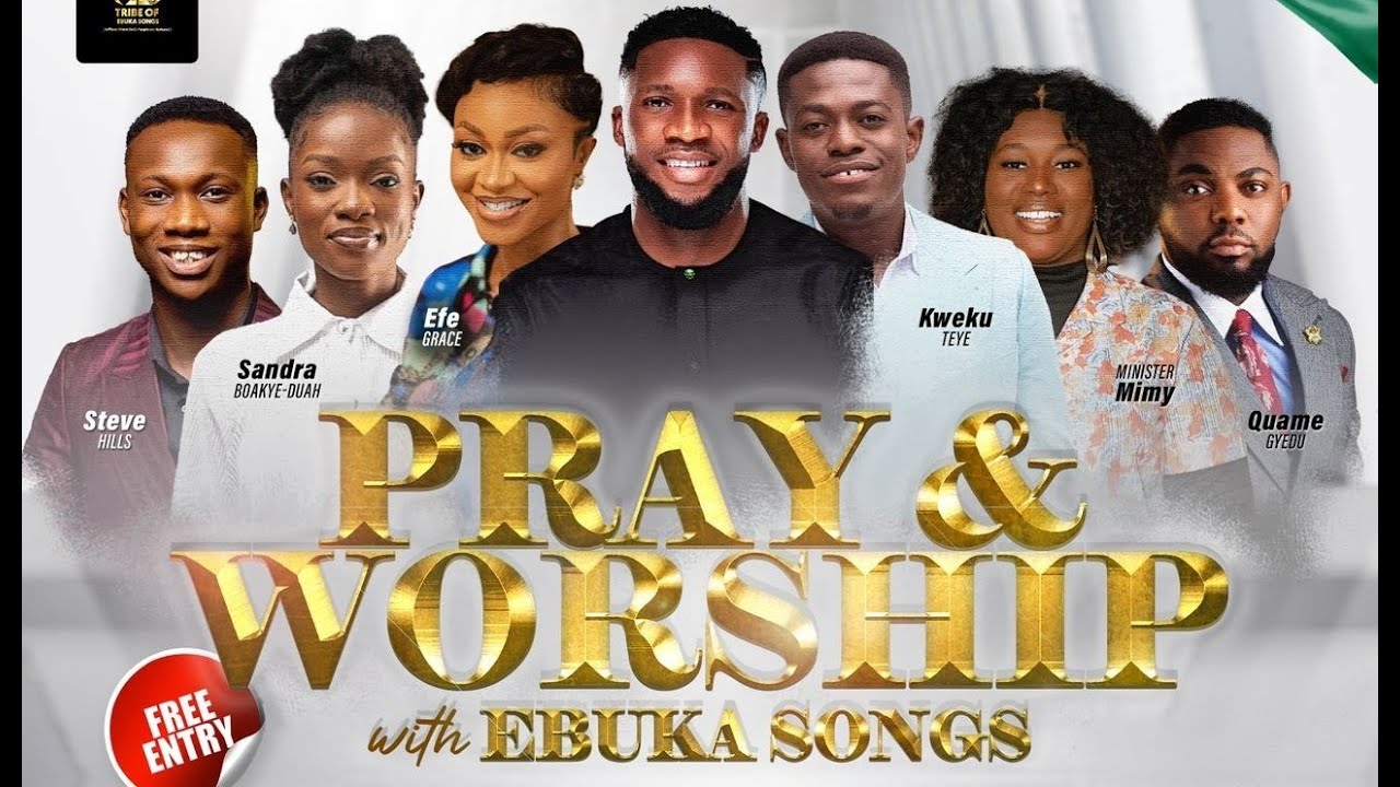 EBUKA SONGS POWERFUL MINISTRATION @ PRAY AND WORSHIP GHANA