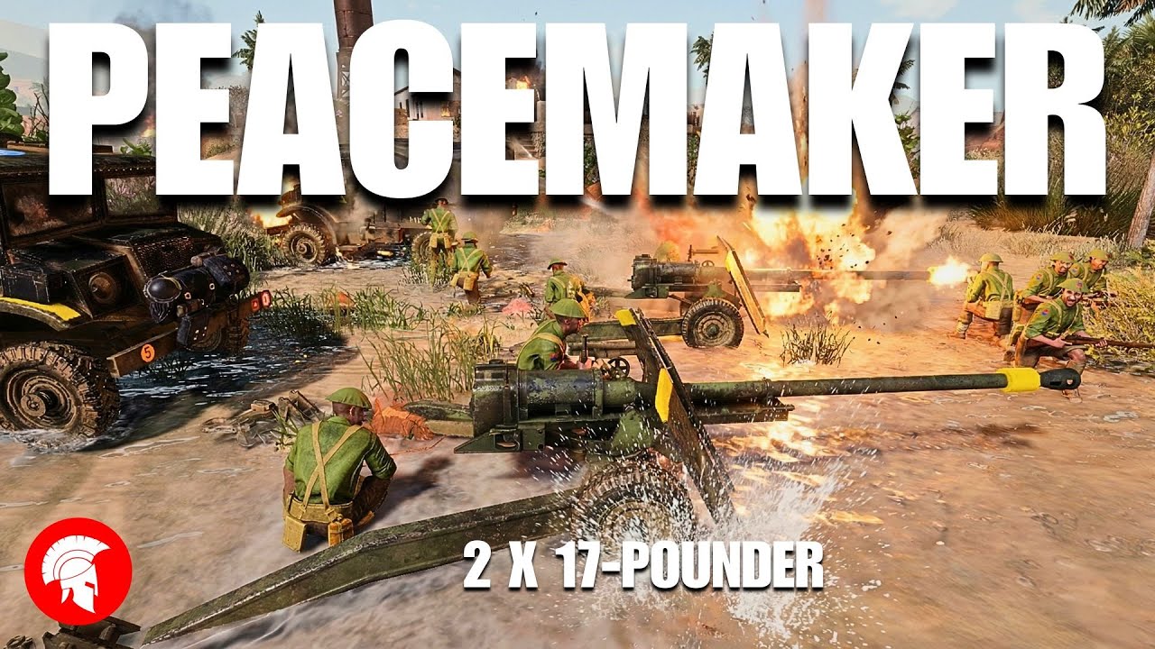 2 x 17-Pounders = PEACEMAKER! - 4vs4 - British Forces - Company of Heroes 3