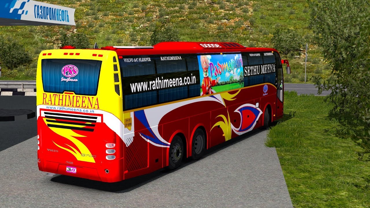 🔴 Tamilnadu Sleeper Busses | RATHIMEENA Travels - Volvo Sleeper [ETS2 Indian Bud Mod]