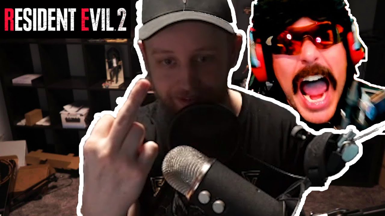 Agraelus VS DrDisRespect! Resident Evil 2 Funny moments ze streamu / Mr X Doc mod / BEST OF