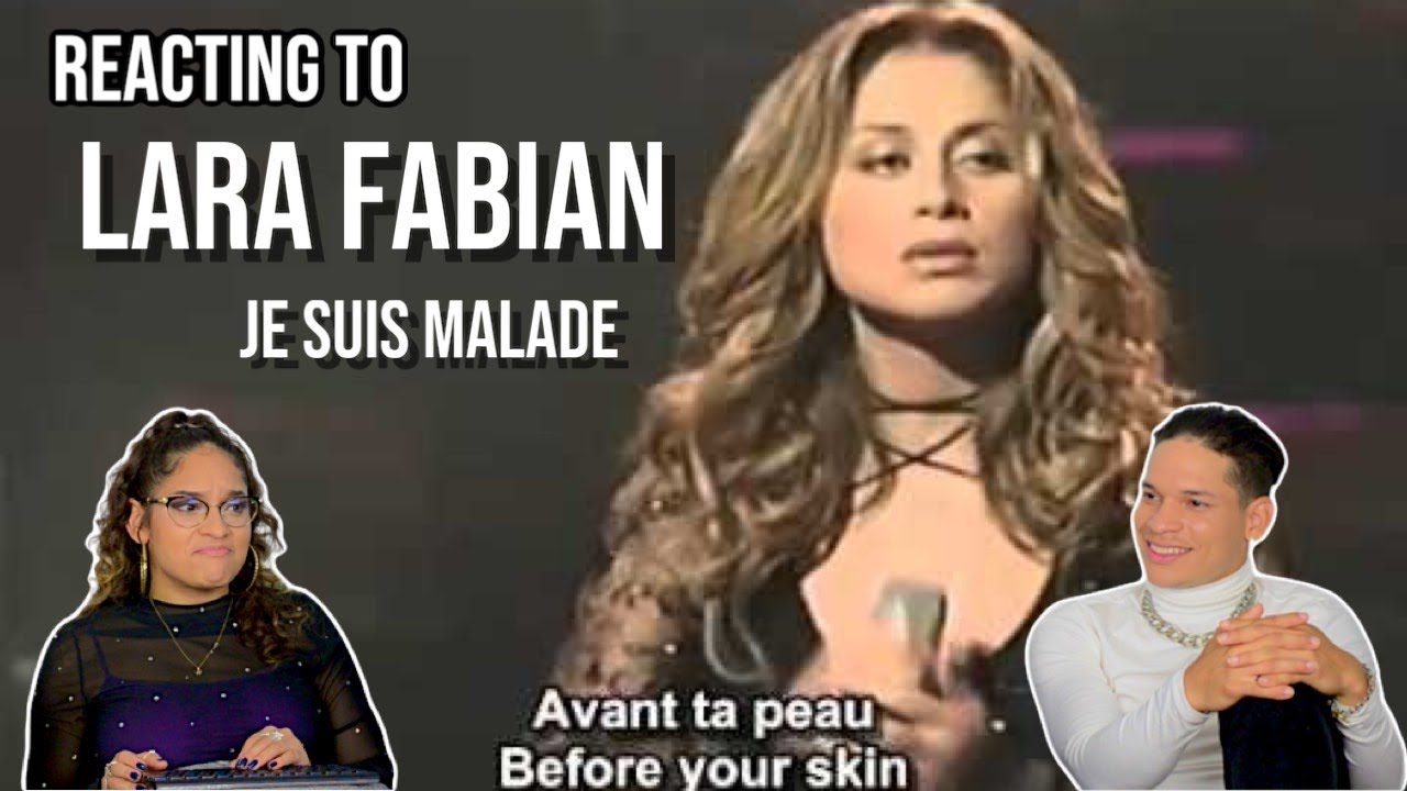 Waleska & Efra react to Lara Fabian Je suis malade live | REACTION / REVIEW