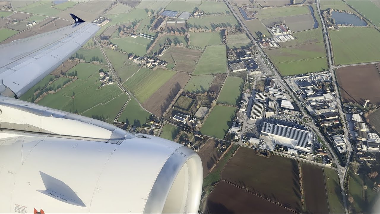 4K Air France Airbus A320-214 [F-GKXS] descent and landing in VRN