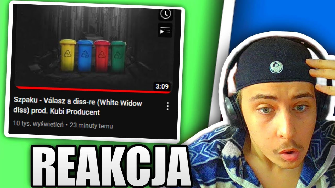 Szpaku - Válasz a diss-re (White Widow diss) prod. Kubi Producent (REAKCJA!!!)
