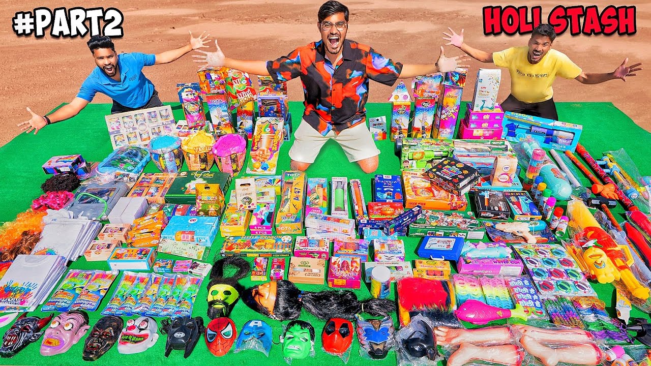 AMAZING HOLI STASH TESTING PART-2 | इन सब चीज़ों से होली पे धमाल मच जायेगा