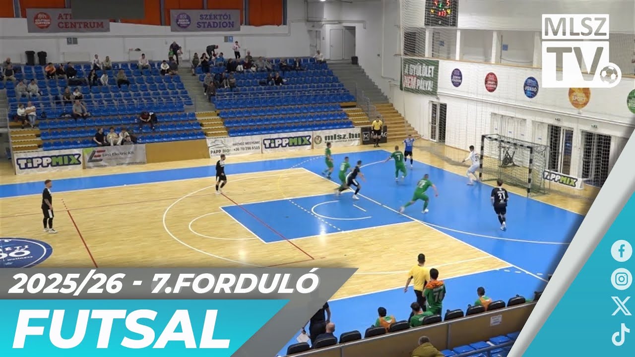 SG Kecskemét Futsal – Nyírbátor B-KERÉP | 6-5 | Férfi Futsal NB I | 7. forduló | MLSZTV