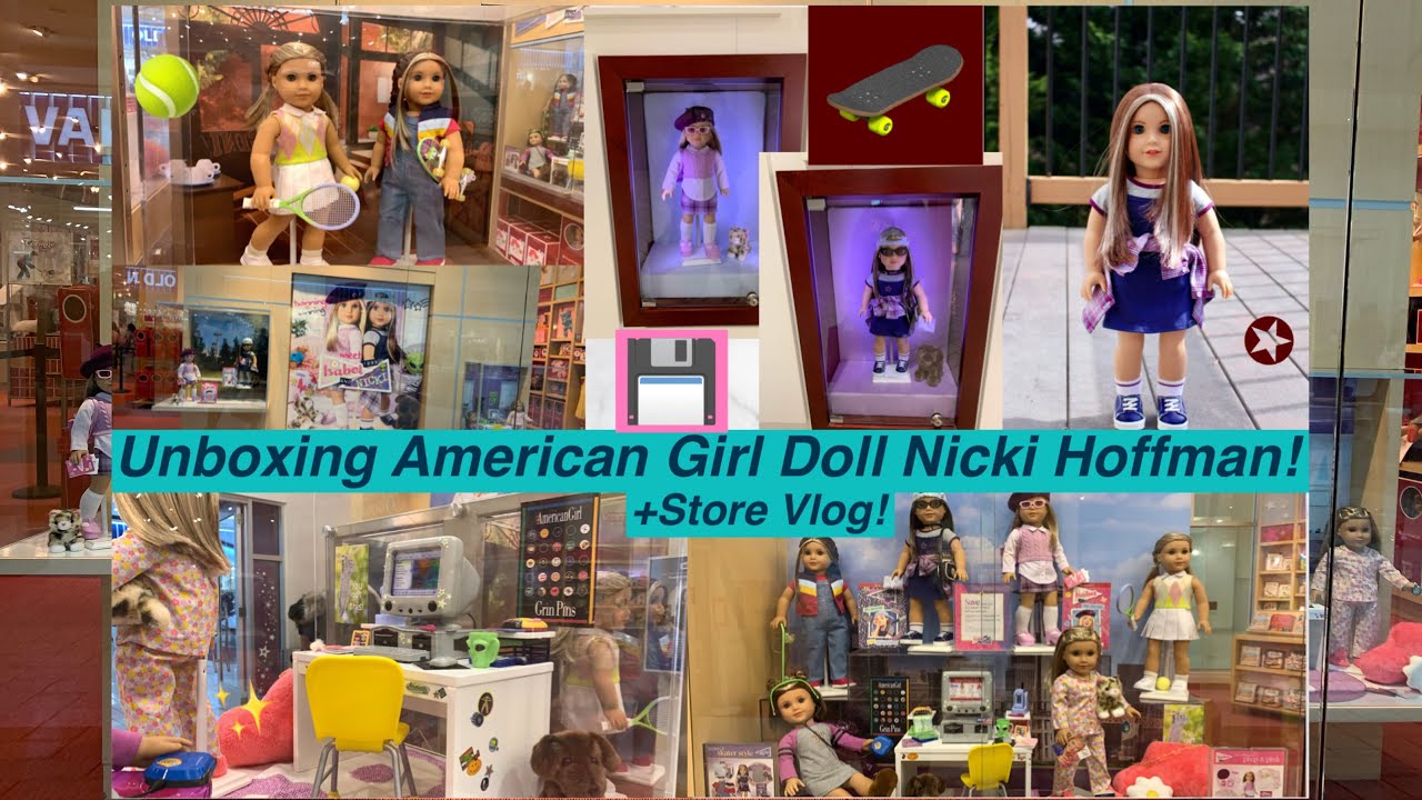 Unboxing American Girl Doll Nicki Hoffman/Store Vlog!
