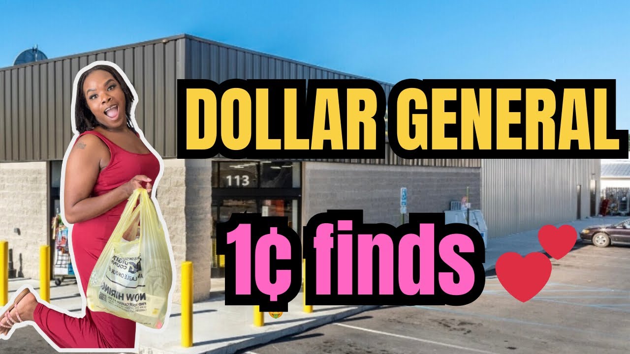 1¢ 🔥 Dollar General Penny Shopping Finds