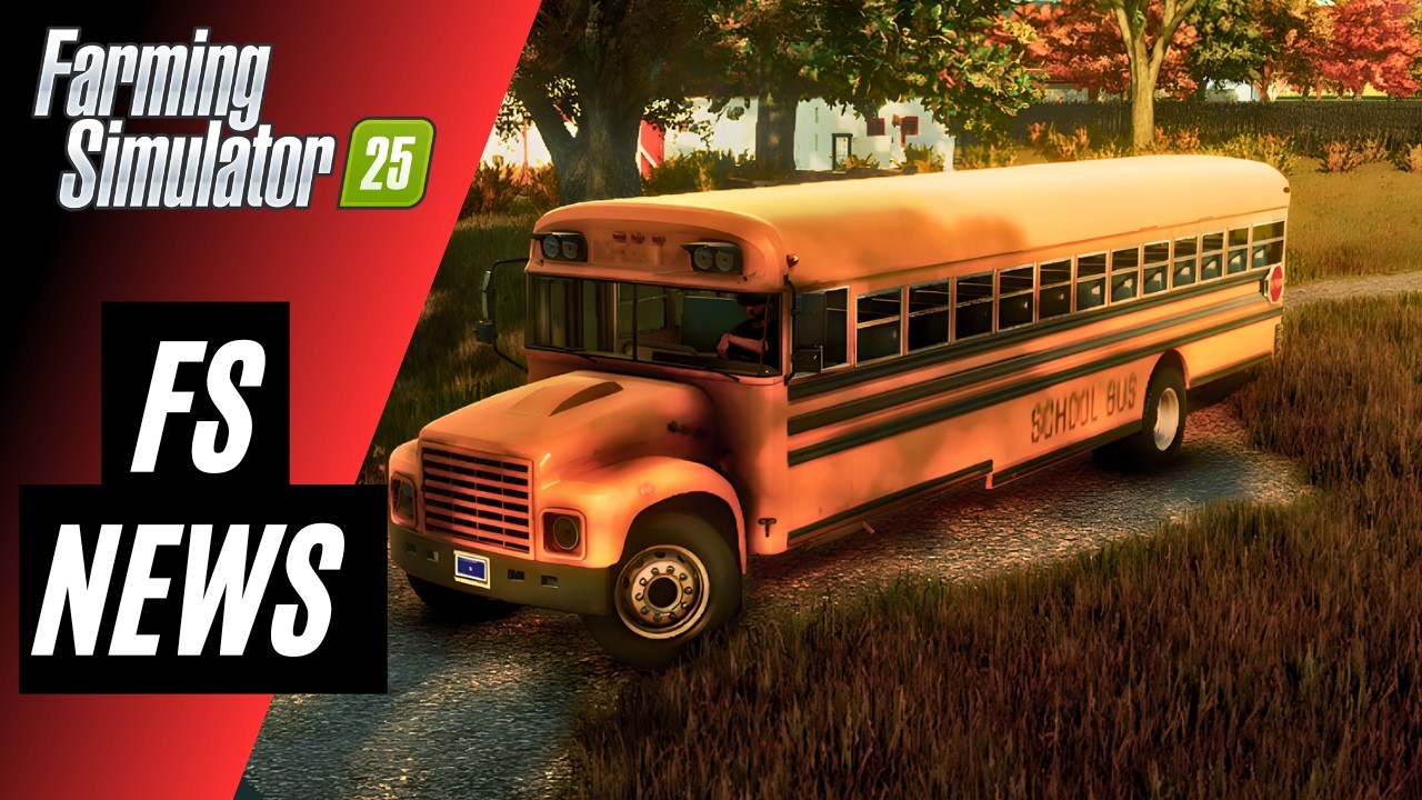 NEW School Bus Mod, HUGE NEW Michigan Map Done, PLUS Modder Steps Away From Modding!!! | FS News