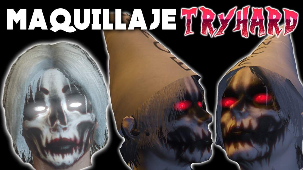 *CORRE*✅Las MEJORES COMBINACIONES de MAQUILLAJES TRYHARD EN GTA V ONLINE! 1.50 (2020)✅