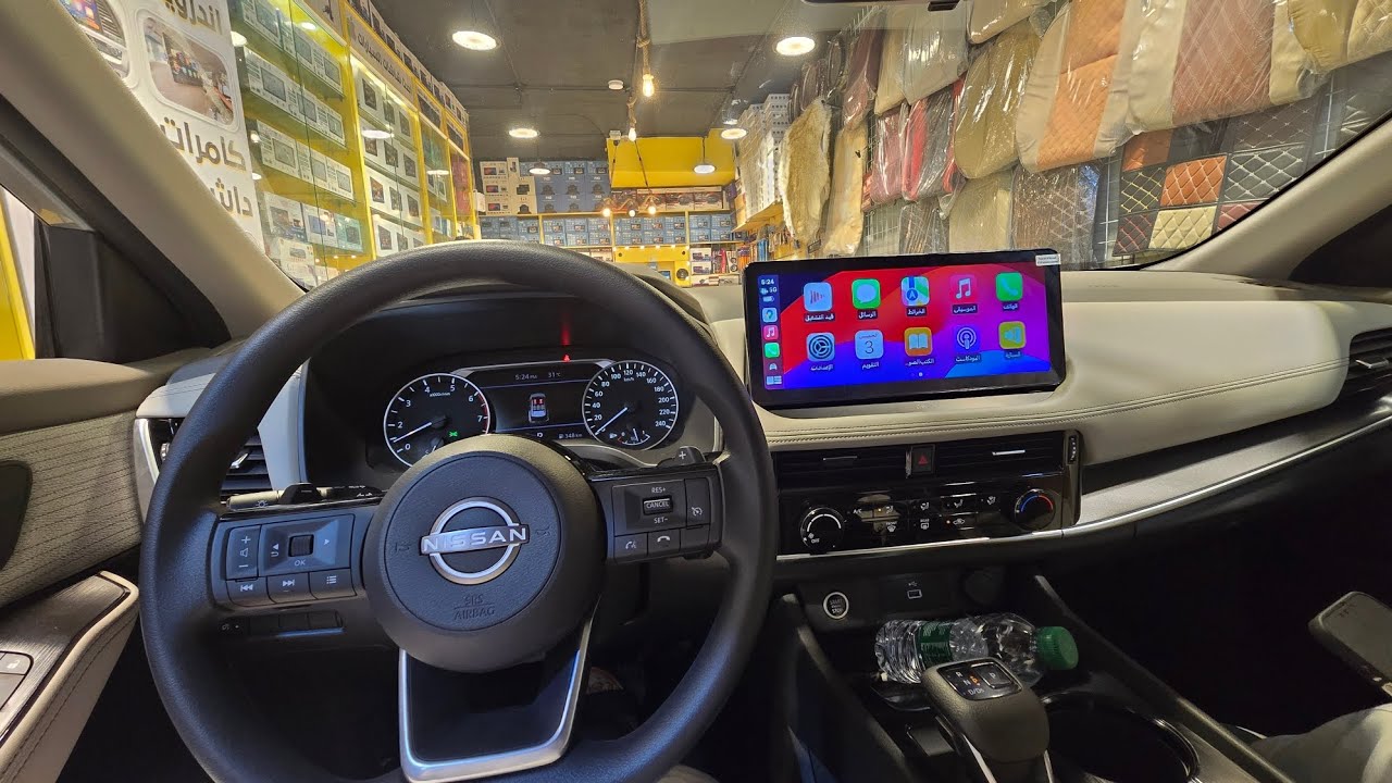 افضل شاشة اكس تريل X-Trail 2024 2k مقاس الوكالة 12 بوصة للطلب 0509180179 #زوم_كارز #داش_كام #ترند
