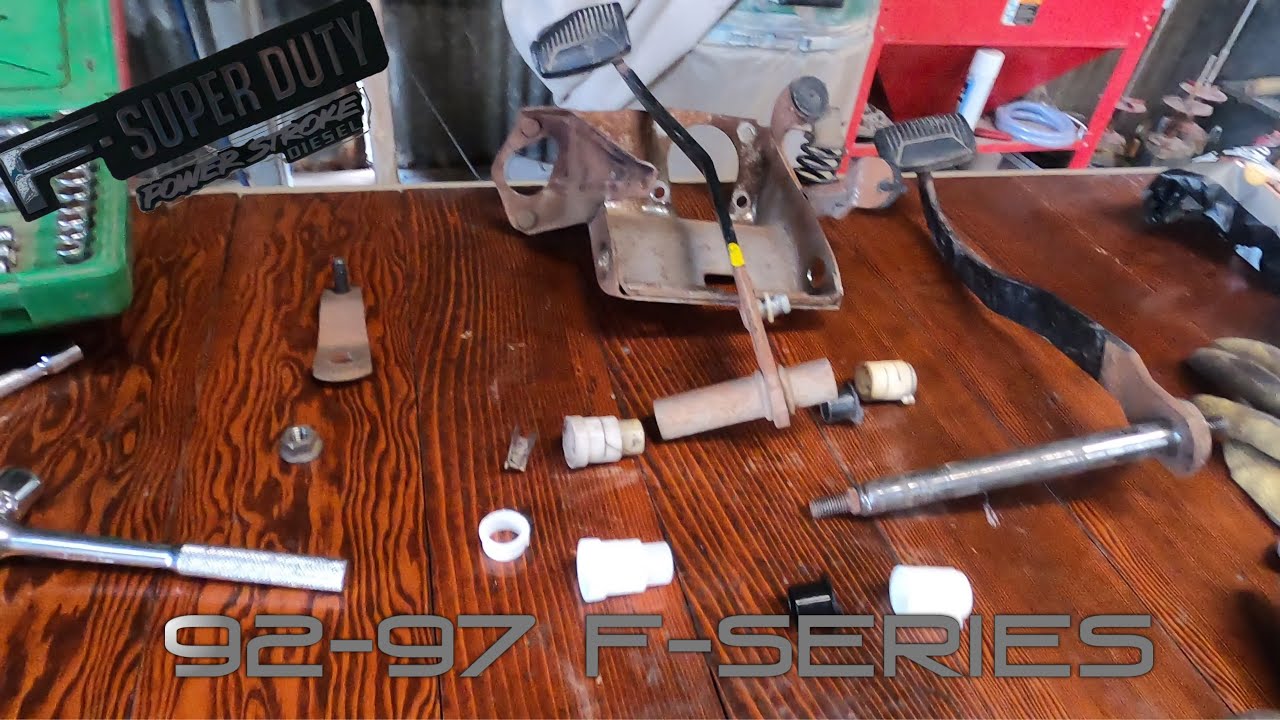 92-97 Ford F-Series Brake/Clutch Pedal Bushing replacement