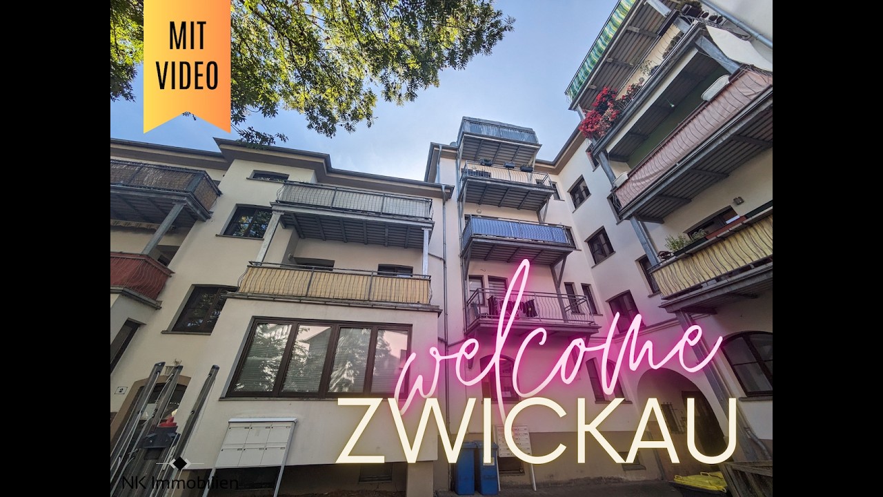 4-Raum Wohnung zur Miete mit Balkon, Schumannpl. 3, 08056 Zwickau