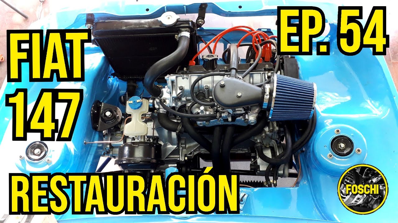 𝗖𝗢𝗟𝗢𝗖𝗔𝗖𝗜𝗢𝗡 del 𝗠𝗢𝗧𝗢𝗥 / Restauración Fiat 147 𝗘𝗽. 𝟱𝟰 - FOSCHI