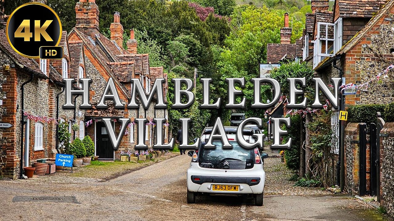 📍Hambleden Village England 🇬🇧 England Village Tour - Most Beautiful Villages in England 4k Video