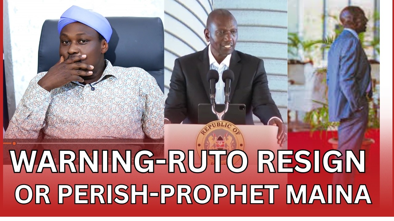 Warning-Ruto resign NGAI atanakweheria- Prophet Maina wa OTC