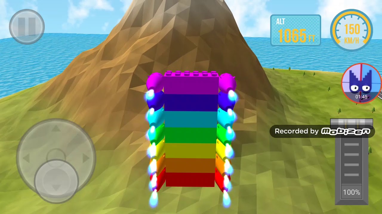 Numberblock 21 at flying school