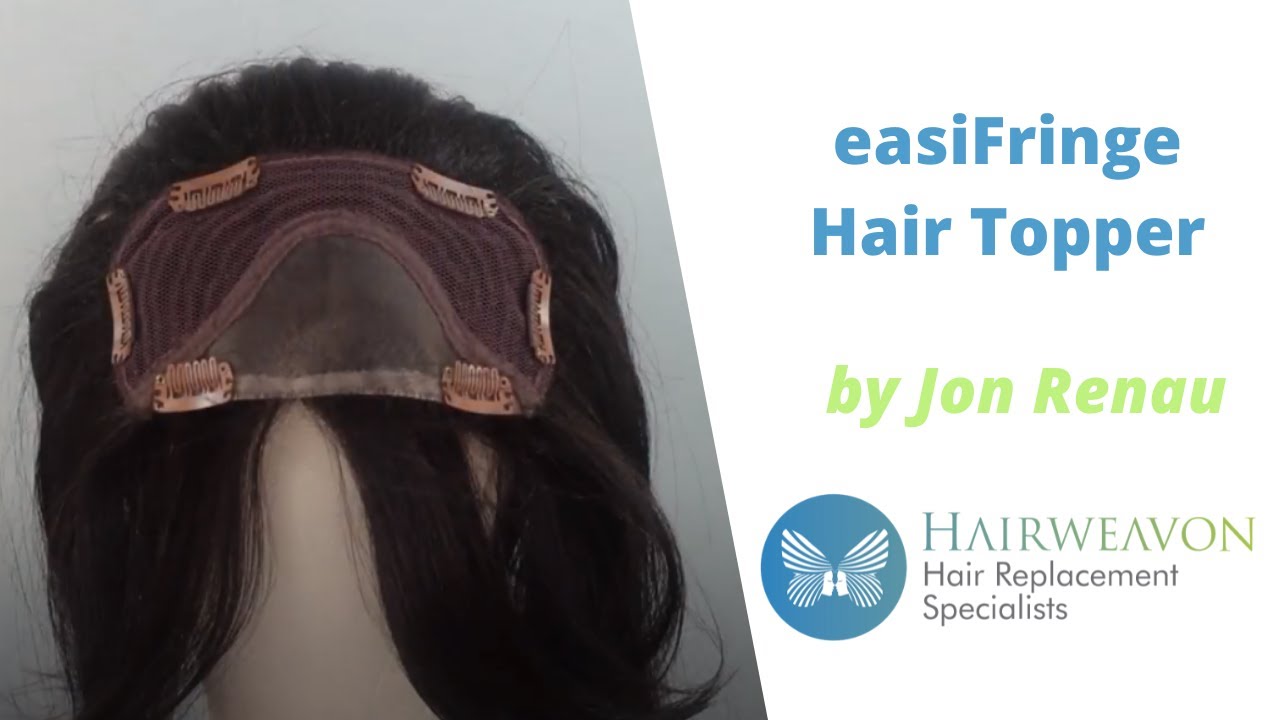 easiFringe Hair Topper by Jon Renau | Heat Friendly Synthetic | Colour 6 Fudgesicle