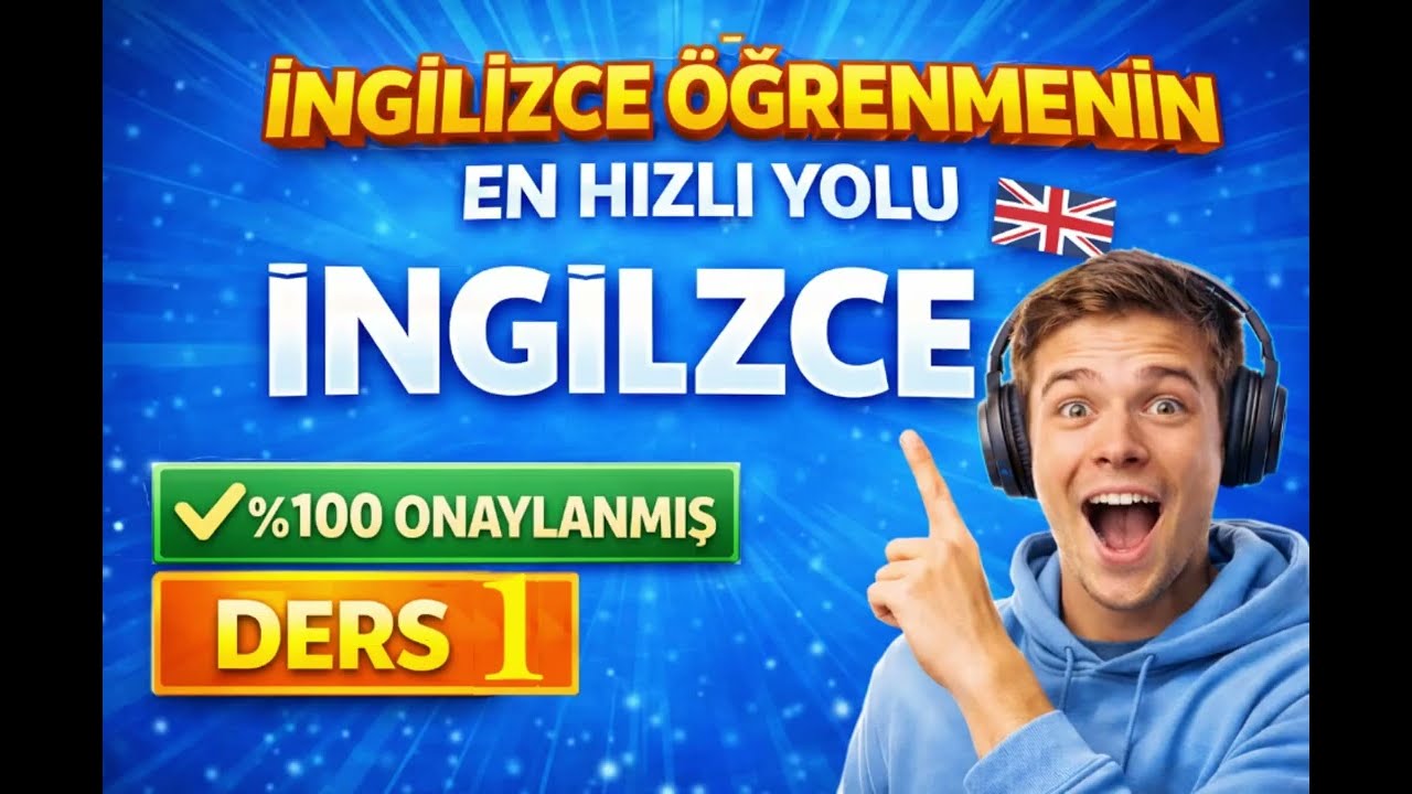 İngilizce Öğrenmenin En Hızlı ve En Etkili Yöntemi | Ders 1 | Dinleyerek İngilizce
