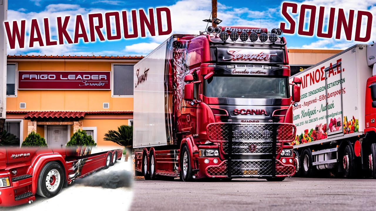 WALKAROUND & SOUND: Scania R999 V8 Sarantos