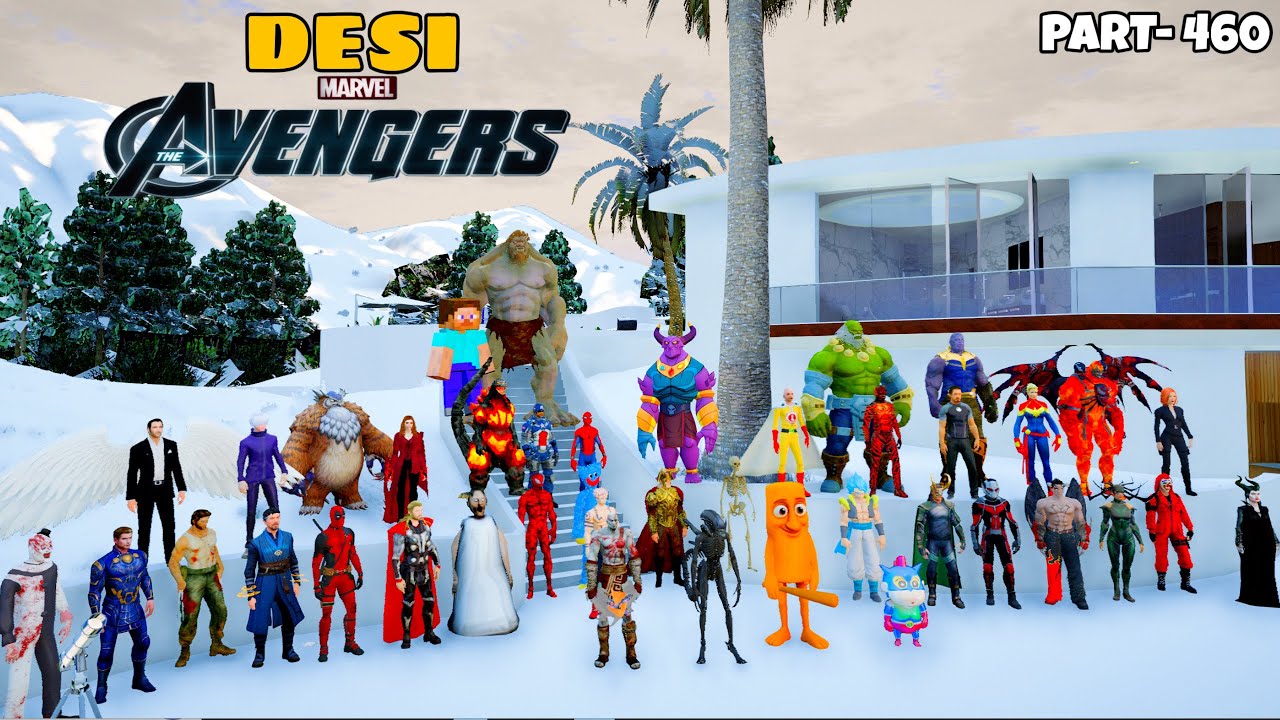 DESI Avengers Found Hidden Monster Attack on Earth in GTA 5 | GTA 5 #460 