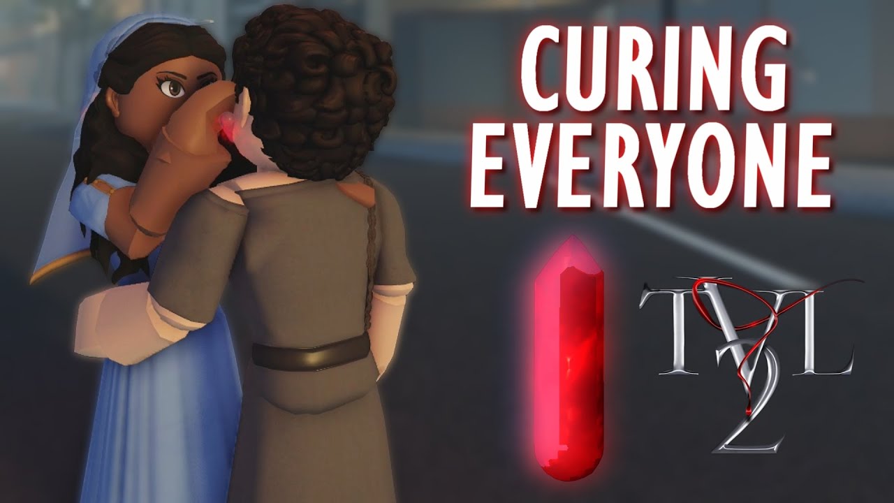 CURING EVERYONE IN TVL2! | The Vampire Legacies 2 | ROBLOX