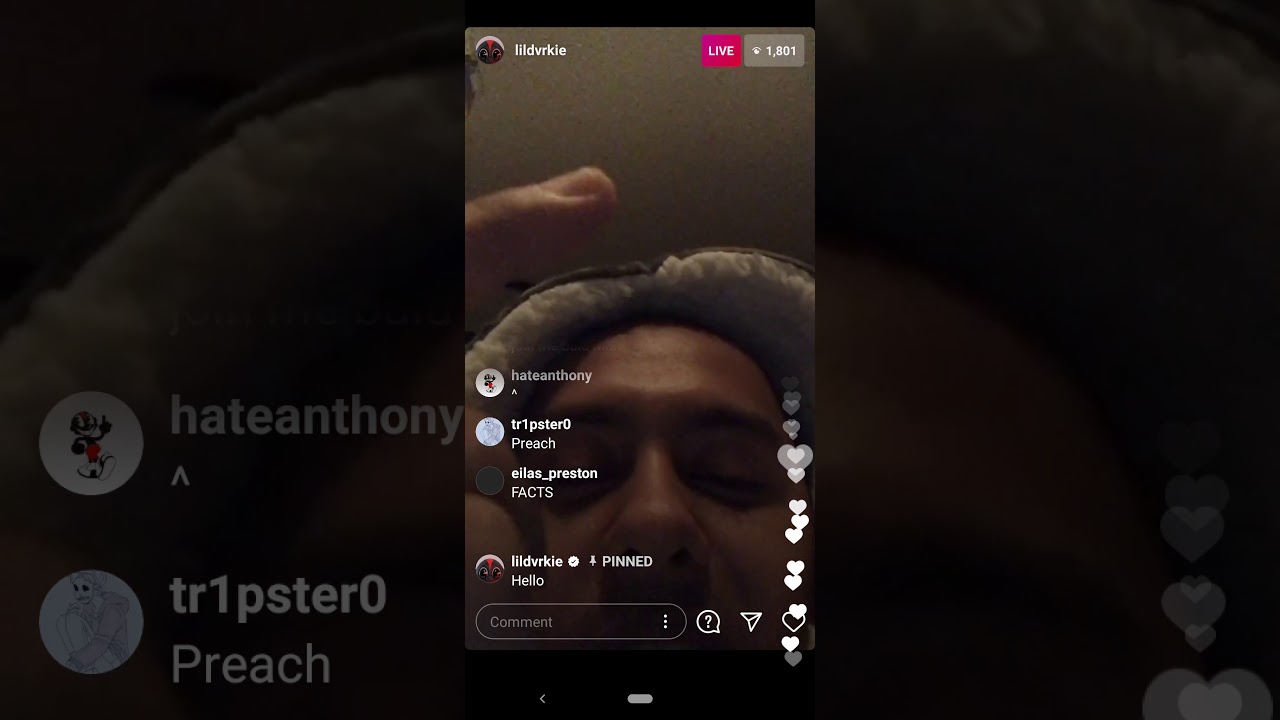 Lil Darkie IG LIVE - 13.12.20