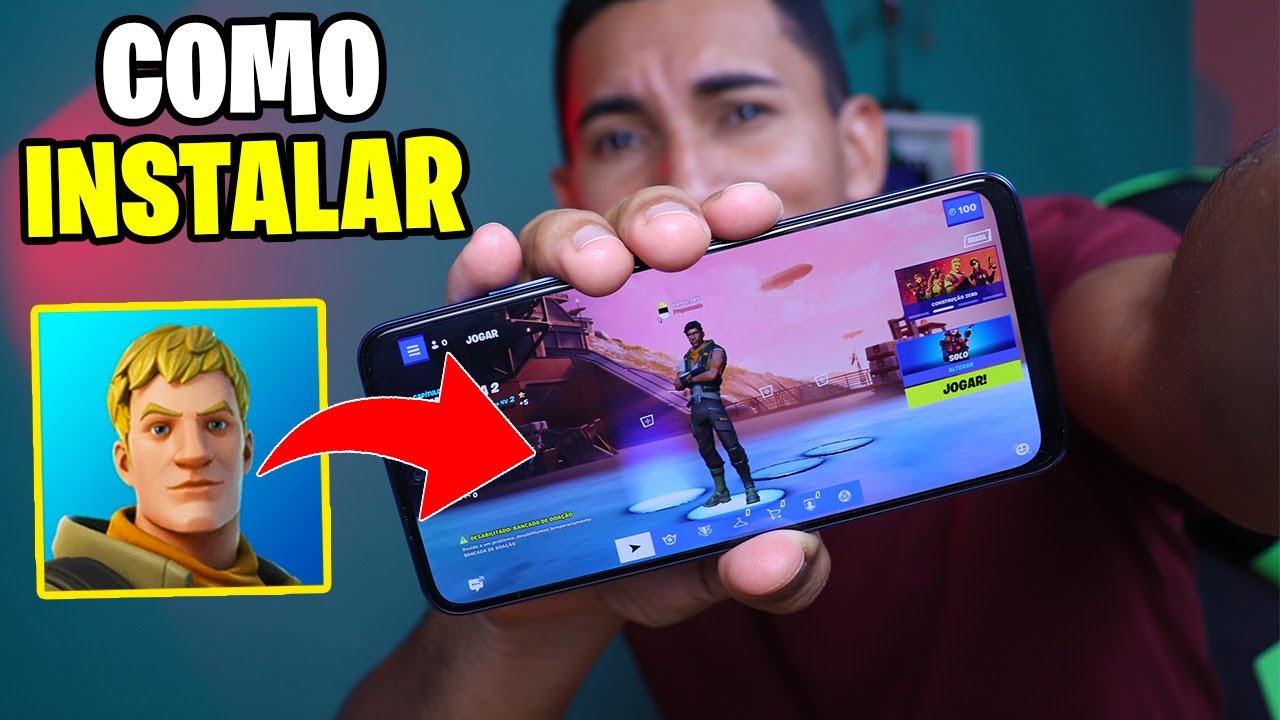 Como INSTALAR o FORTNITE no seu celular da forma CERTA e sem v&iacute;rus (2022)
