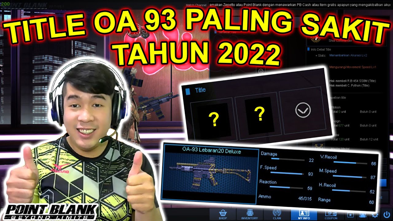 TITLE OA PALING SAKIT DI TAHUN 2022 - Point Blank Zepetto 2022