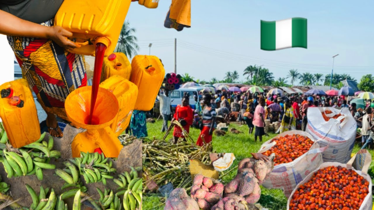 Biggest Rural African Village Market Day In Delta, Millions Are Made Here