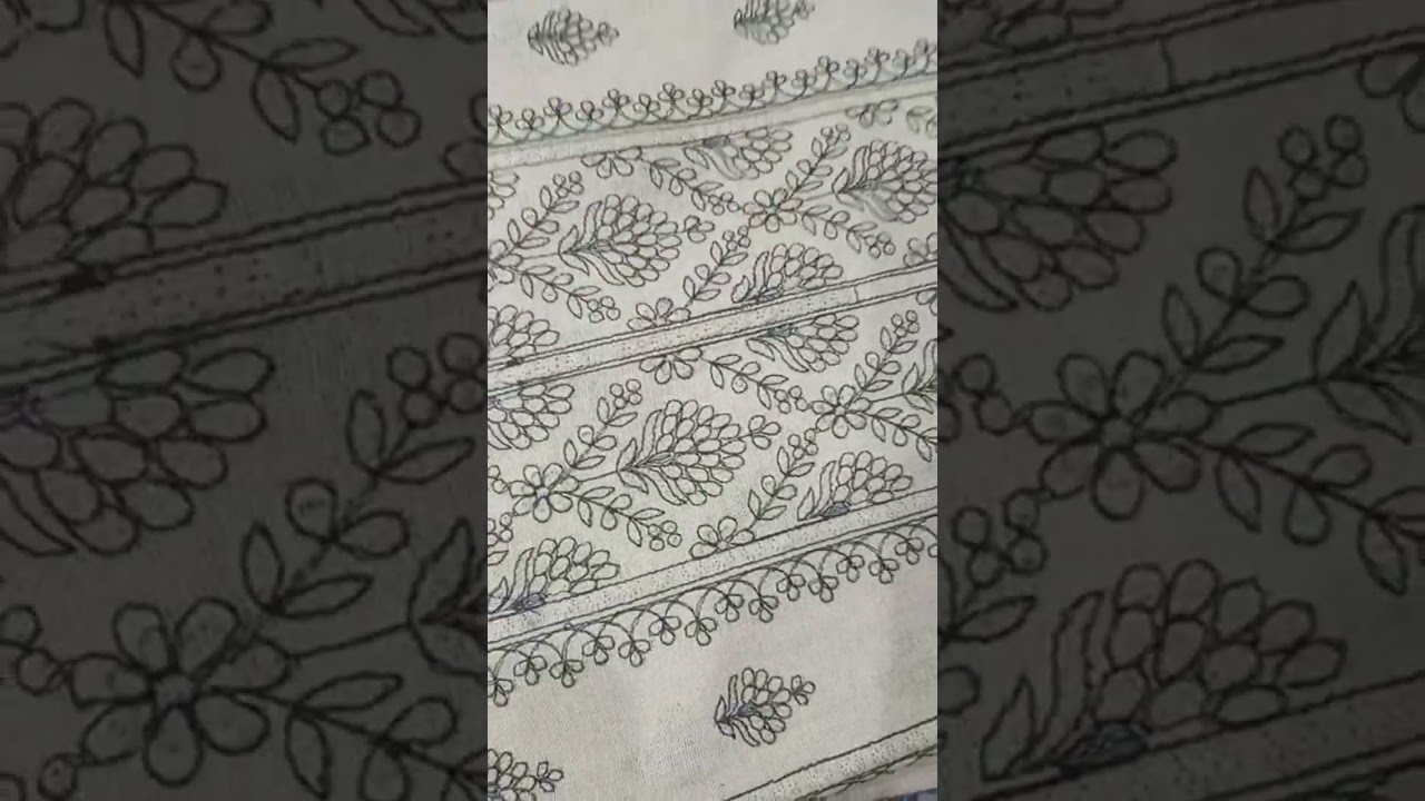 Handmade embroidery traditional 3pcs karandi suits