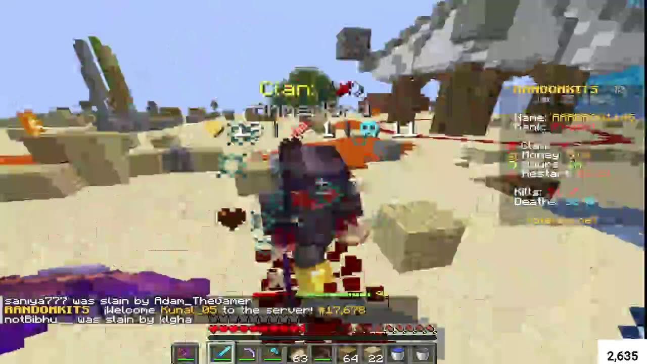 Minecraft PvP Madness – Live Action & Clutch Fights!