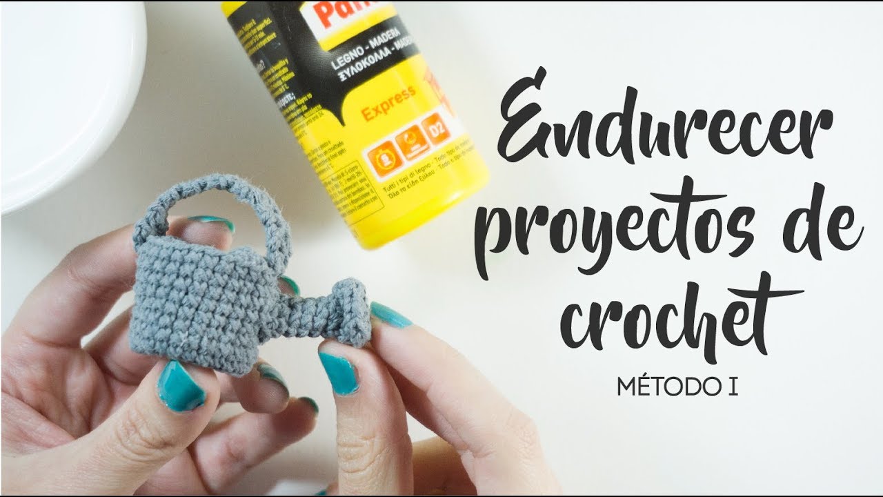 Como Endurecer piezas de crochet - Almidonar y Bloquear (I)