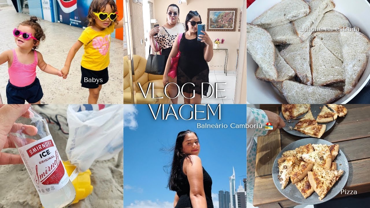 VLOG VIAGEM EM FAM&Iacute;LIA| Praia de Balne&aacute;rio Cambori&uacute; + 15hrs Viajando de Carro
