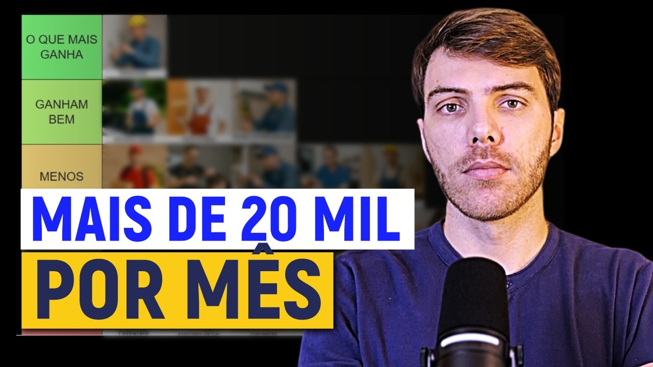 Profiss&otilde;es Para Ganhar Mais de 20 MIL por M&ecirc;s (ranking)