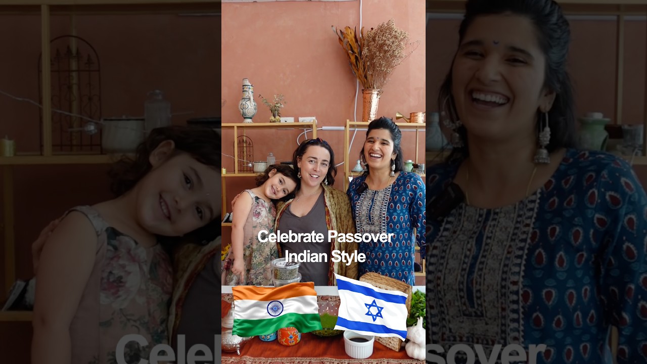 Отпразднуйте еврейский праздник в индийском стиле 🇮🇳🇮🇱 #indiaisrael #passover #indianjews