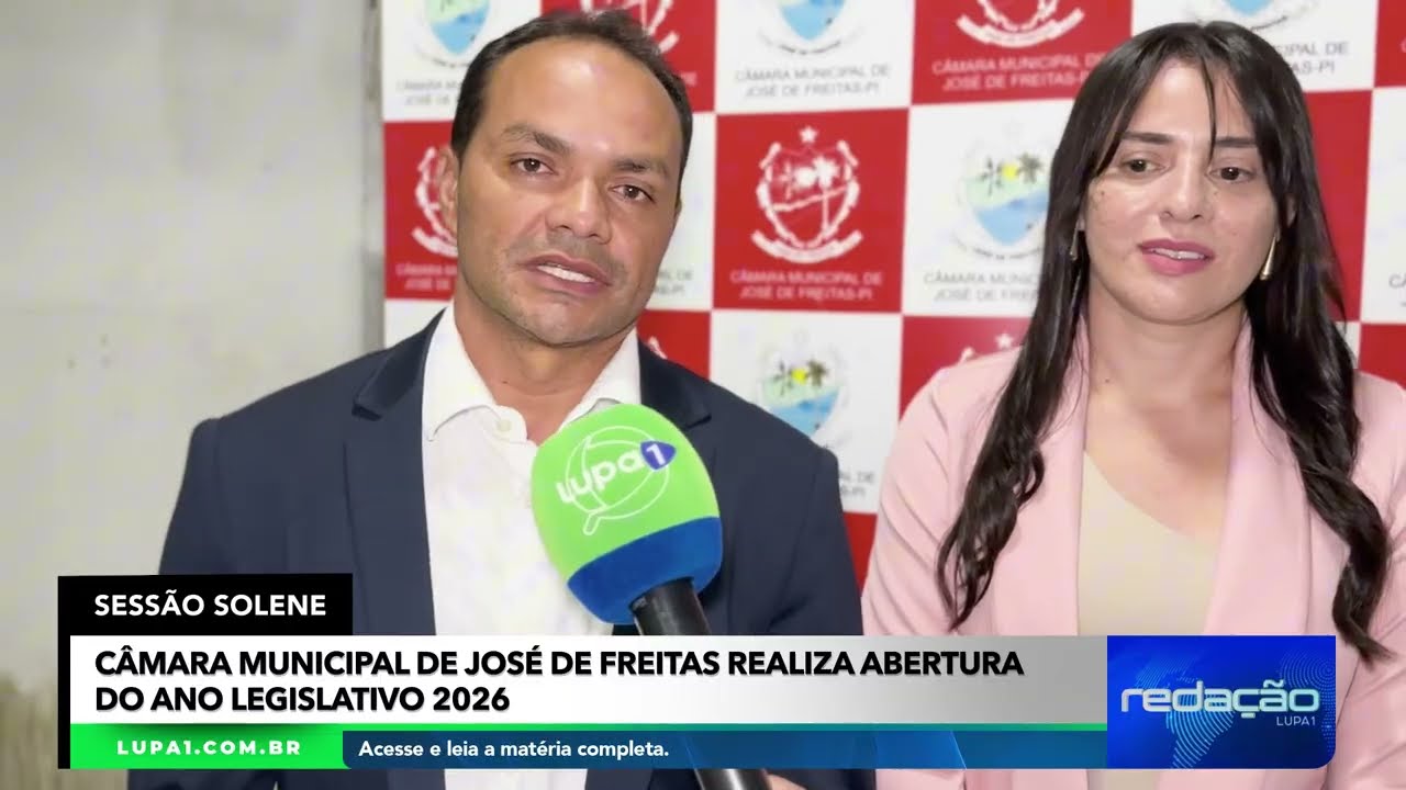 Câmara Municipal de José de Freitas realiza abertura do Ano Legislativo 2026: