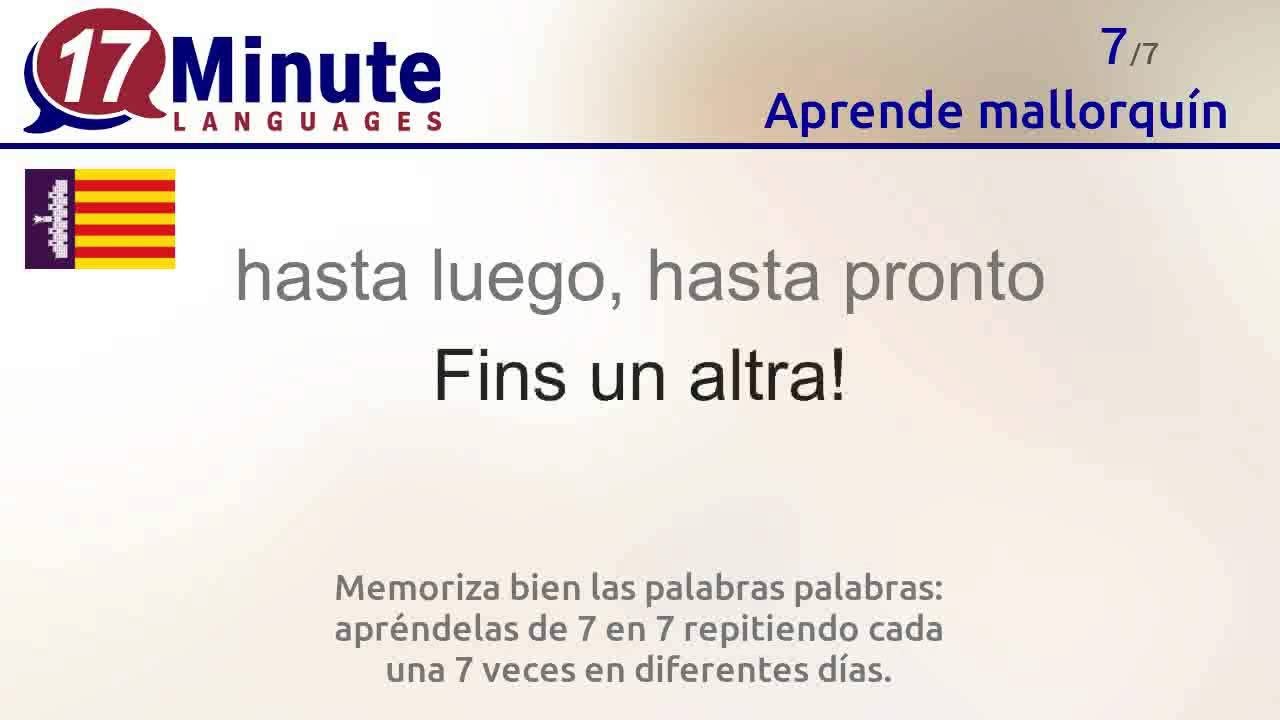 Aprende mallorquín de forma gratuita con nuestro nuevo formato en vídeo.