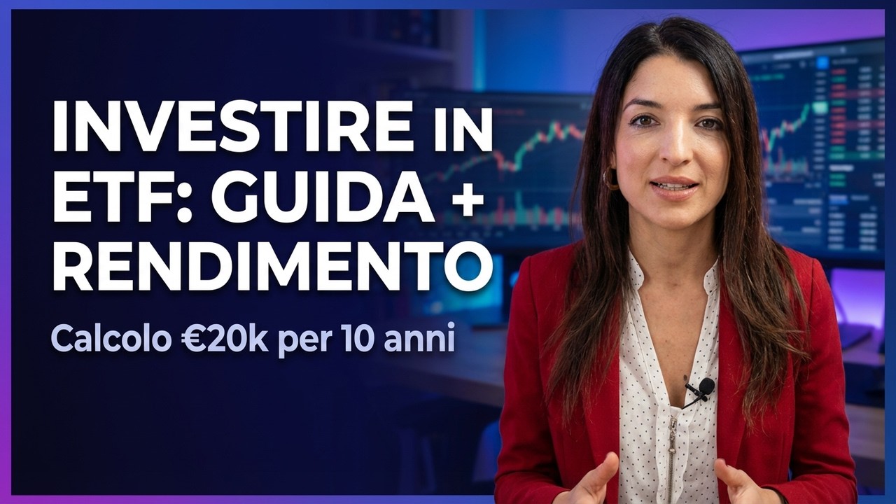 INVESTIRE IN ETF: Cosa sono e come funzionano | GUIDA + Calcolo Rendimento 20000 € per 10 anni