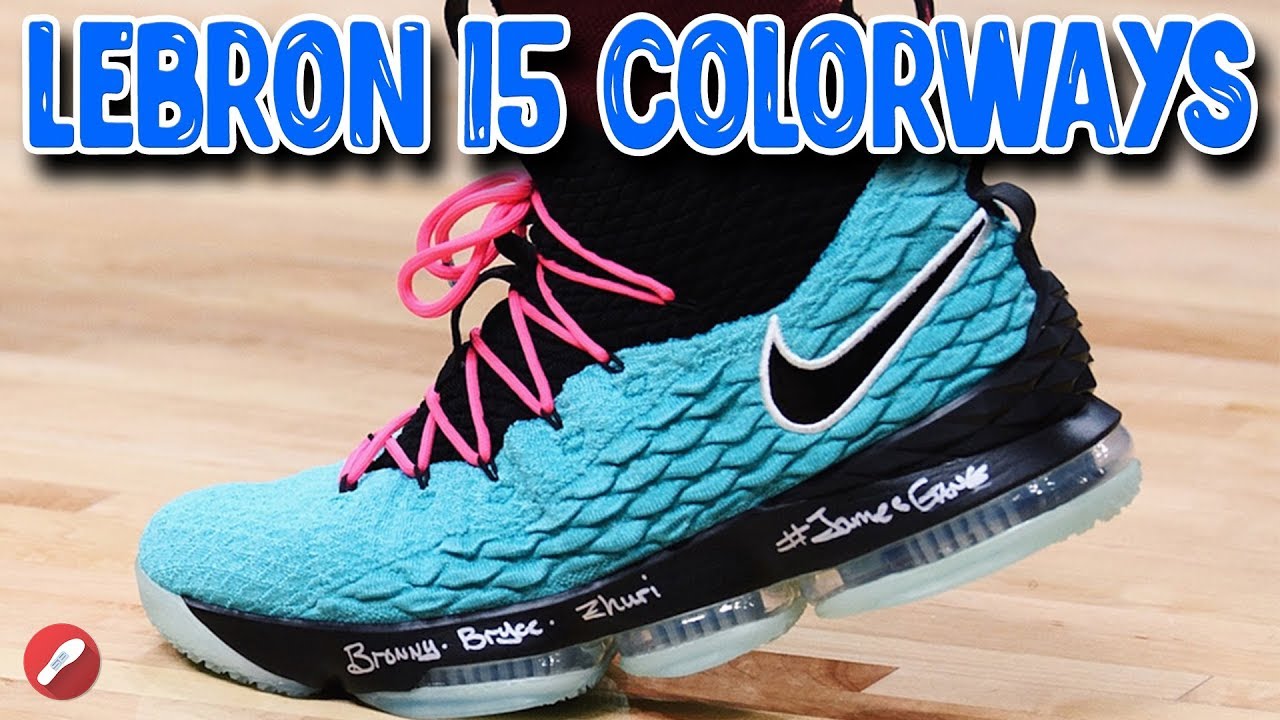 Top 10 Lebron 15 PE/ Colorways!