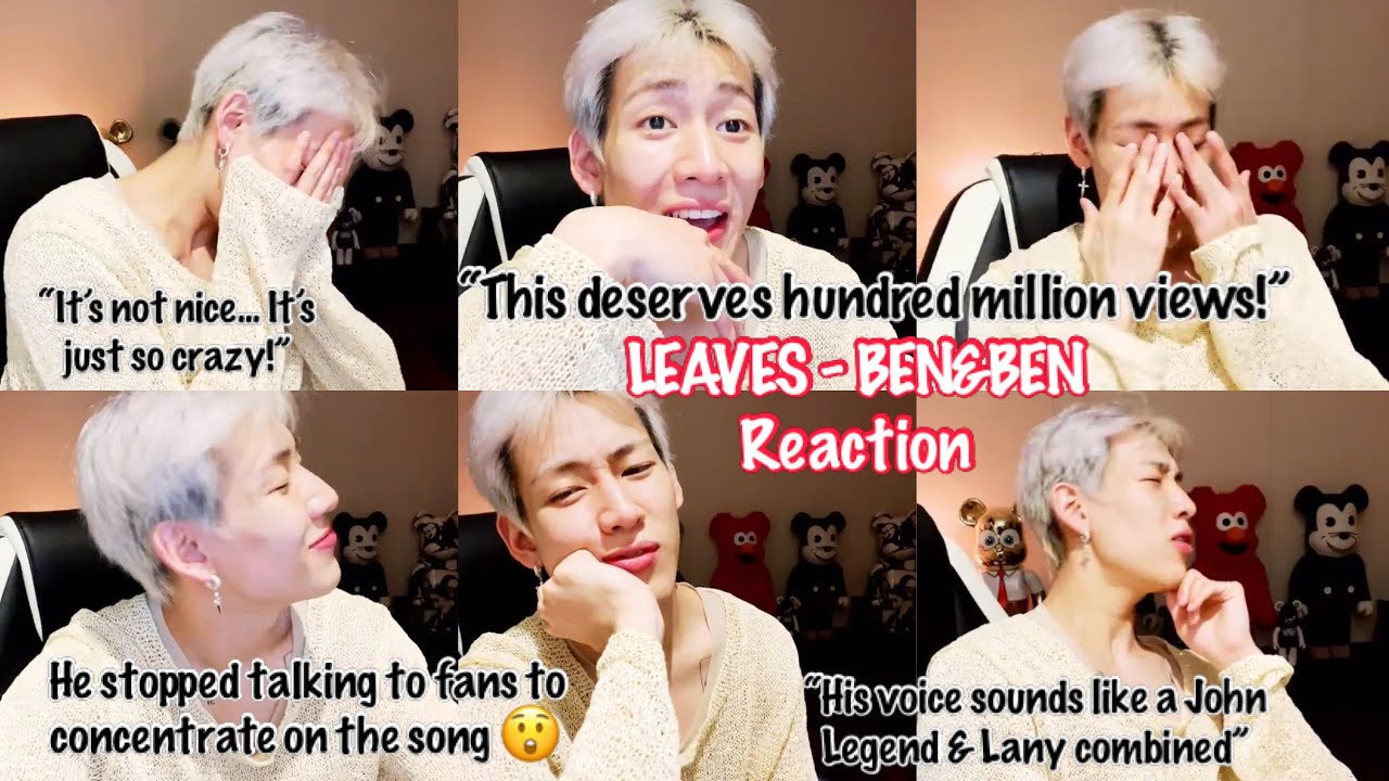 [갓세븐 뱀뱀] GOT7 BamBam Watches & Reacts to Leaves by Ben&Ben ft. Day6 Young K (VLIVE)