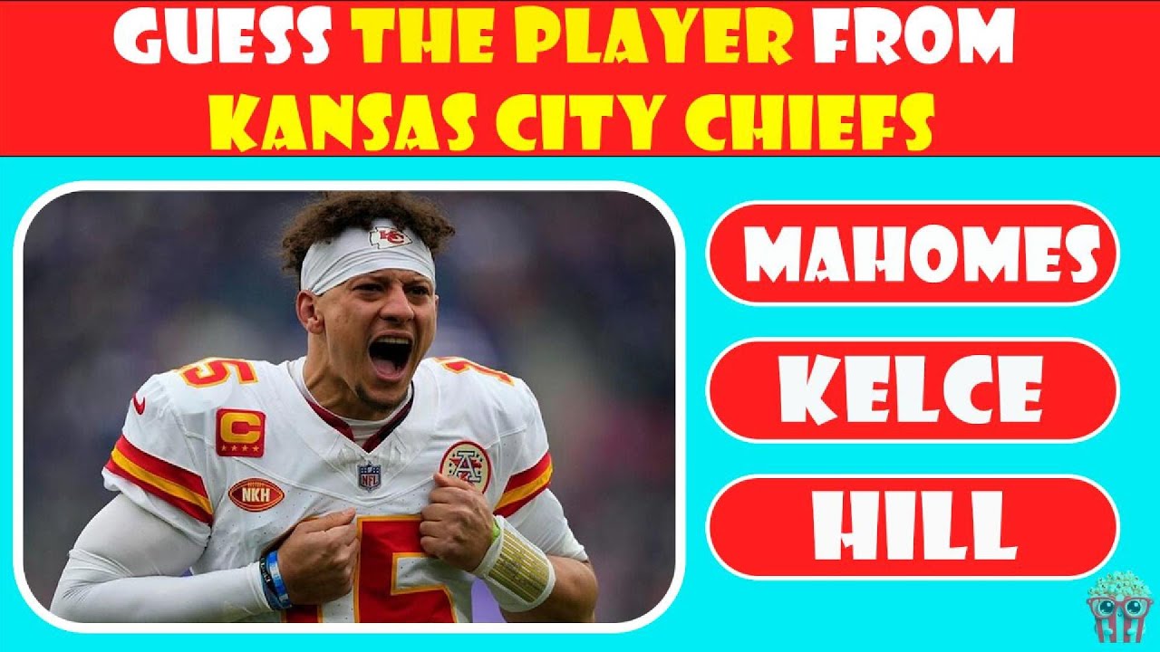 GUESS THE KANSAS CITY CHIEFS PLAYERS CHALLENGE! 🏈🔴👑 | QUIZ CORN