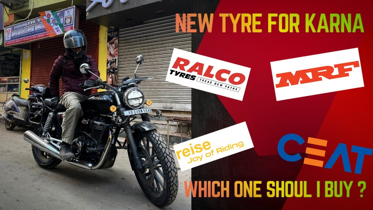 || New Tyre for KARNA !!! Before the Big Ride comes | Vlog 133 || #hiness350 || Rise or CEAT..?? ||