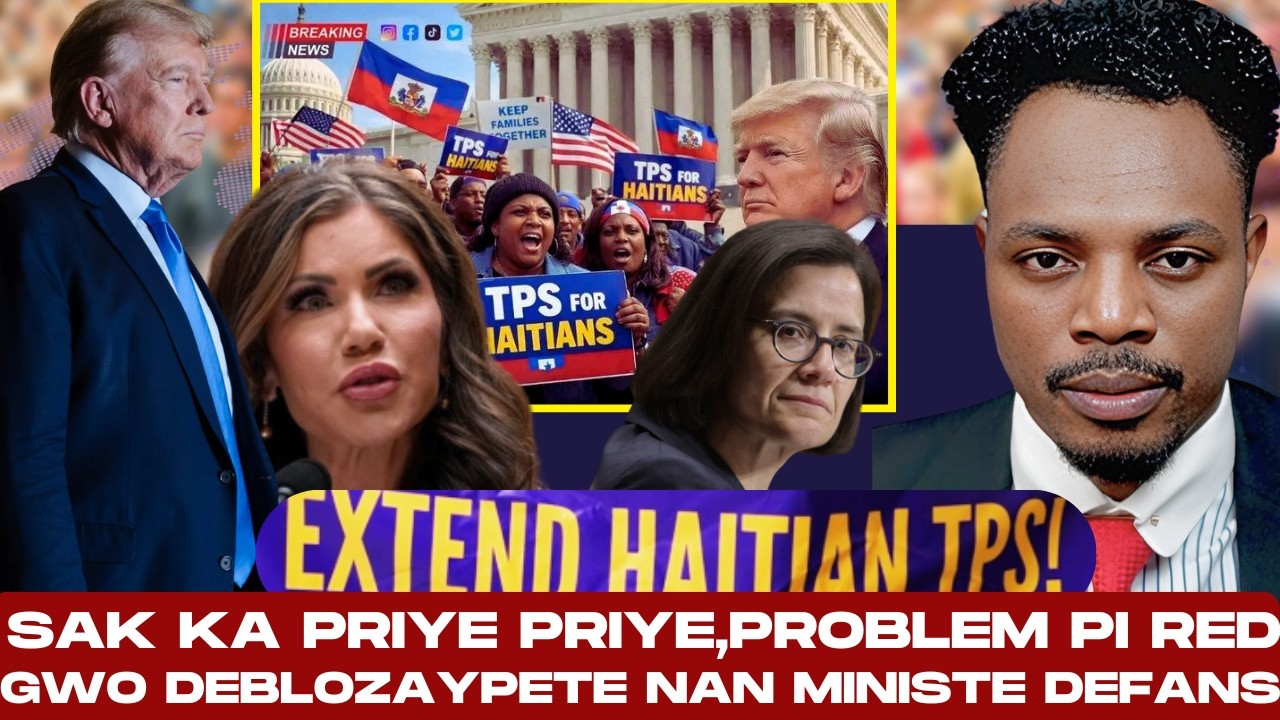 TPS AYISYEN! TRUMP MENEN DOSYE A KOU SUPREM,IRAN MANDE ETAZINI DEDOMAJEL,KORUPSYON NAN MINSTE DEFANS