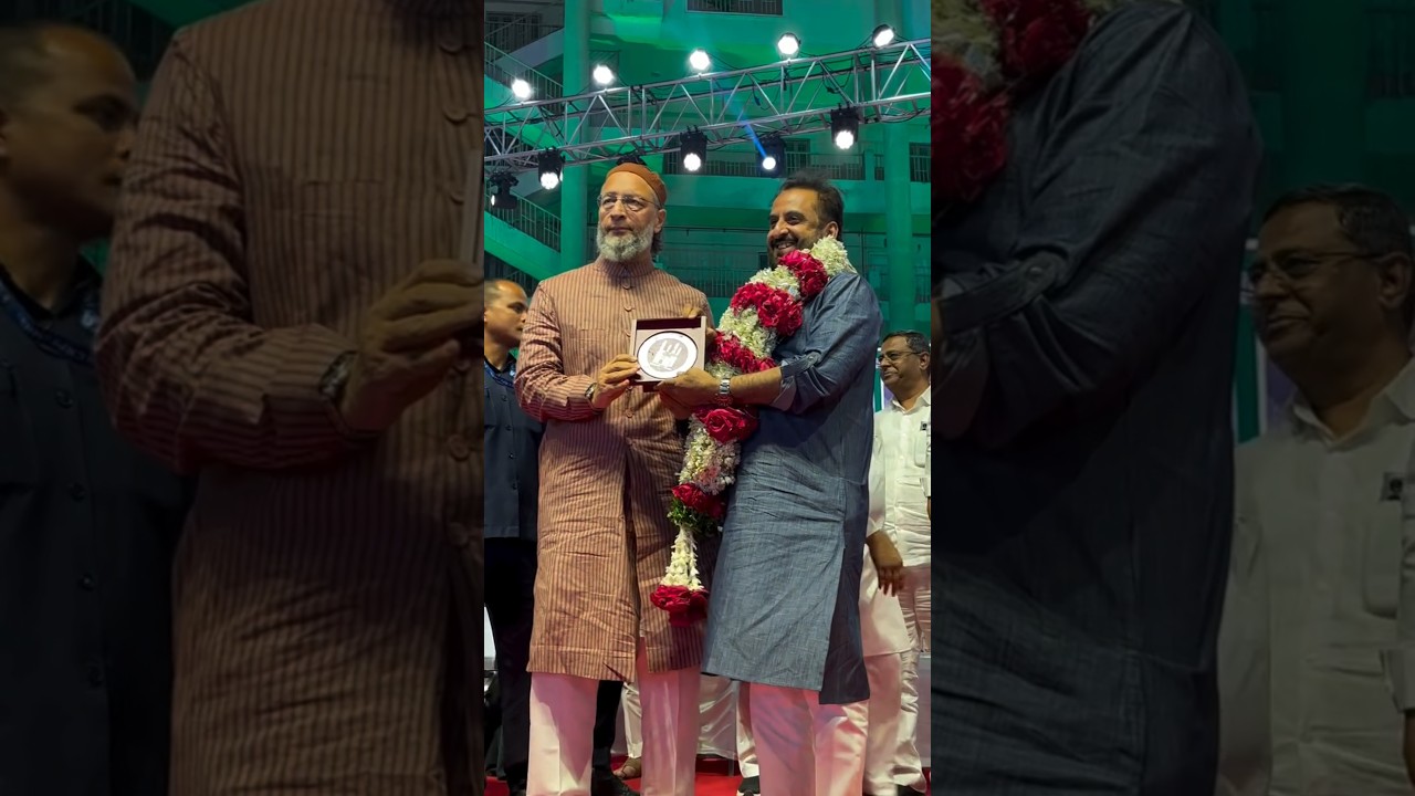 Big Respect! Owaisi Felicitates Imtiaz Jaleel for Maharashtra Civic Poll Results 👏 #aimim #politics