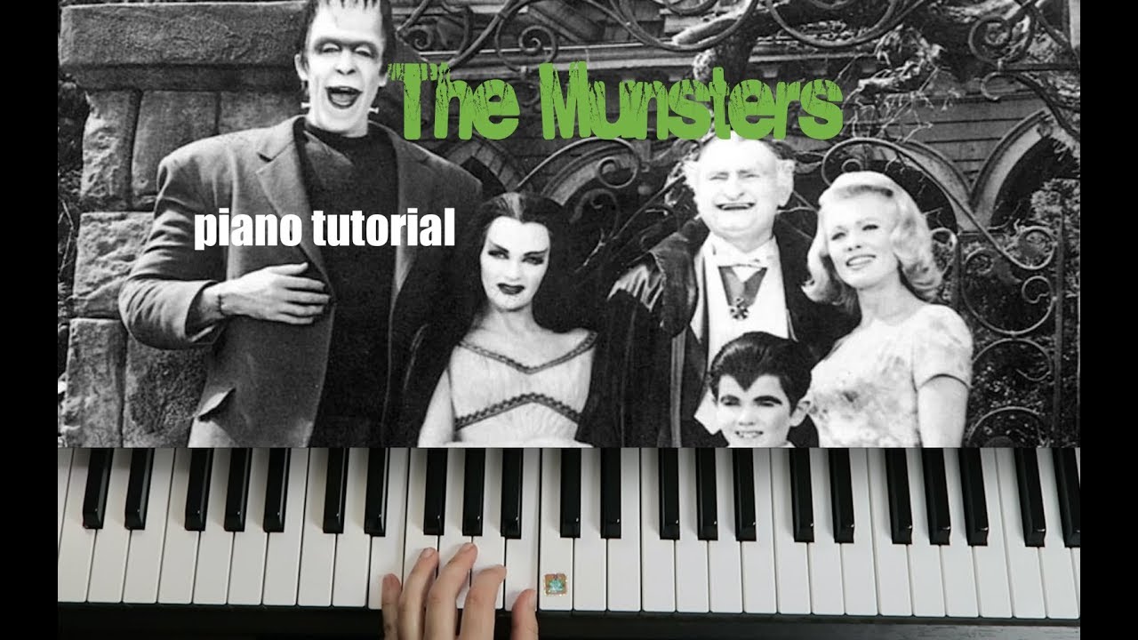 Munsters theme song | Halloween piano tutorials
