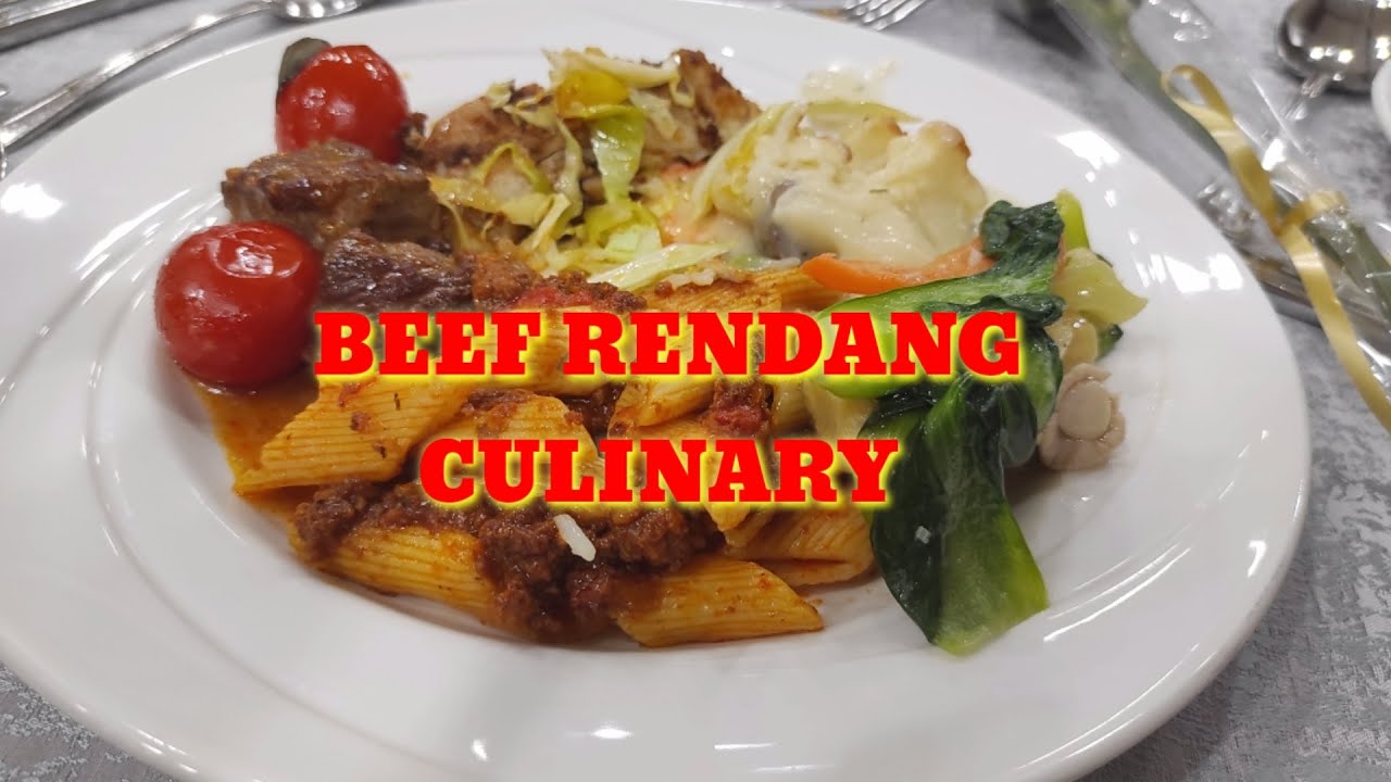 KULINER RENDANG SAPI DI  YMCA HONG KONG||RENDANG BEEF CULINARY IN YMCA HONG KONG 